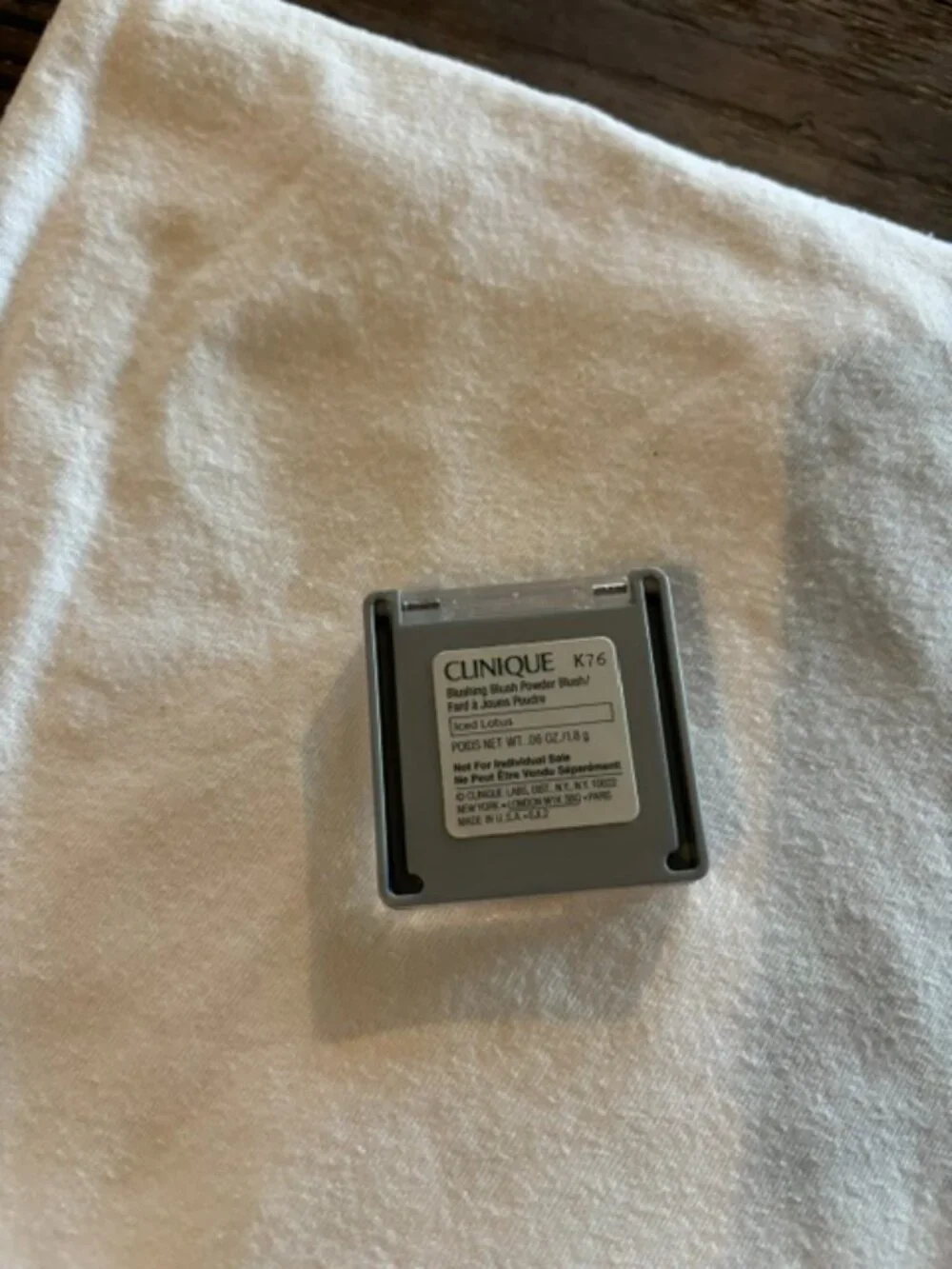 Clinique Blushing Blush Powder Blush 114 Iced Lotus .06 oz NEW Travel Size-SALE!